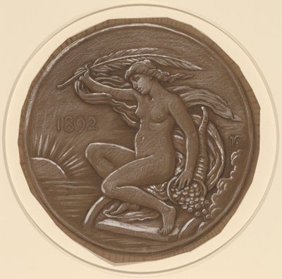 Dessin pour Étoile de la Fortune, 1892 - Elihu Vedder