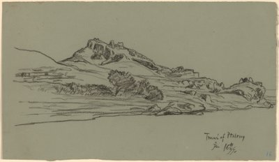 Voyage sur le Nil, Tmui de Ptolémée - Elihu Vedder