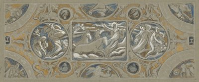 Étude préliminaire pour le plafond de la maison Huntington, de 60 études pour le plafond Huntington (1926.80) - Elihu Vedder