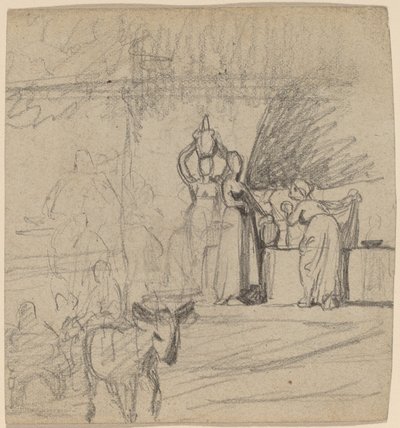 Fils et âne, c. 1859 - Elihu Vedder