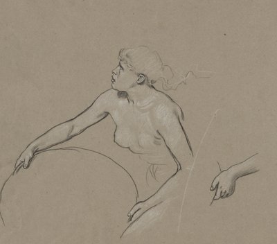 Études pour la figure du Printemps - Elihu Vedder
