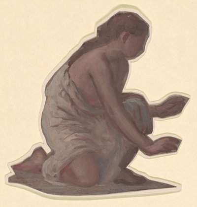 Étude pour "Filles grecques se baignant" - Elihu Vedder