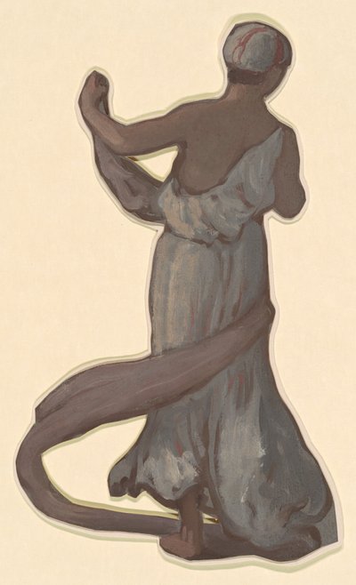 Étude pour Filles grecques se baignant, c. 1872 - Elihu Vedder