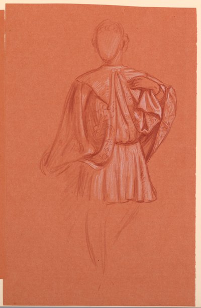 Étude pour "Procession de Mariage" - Elihu Vedder