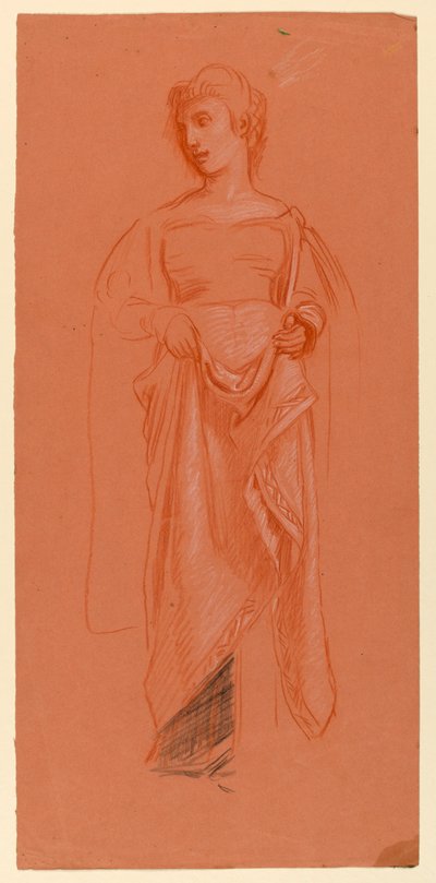 Étude pour "Procession de mariage" - Elihu Vedder