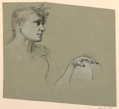 Étude de figure - Elihu Vedder