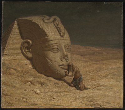 Le Questionneur du Sphinx - Elihu Vedder