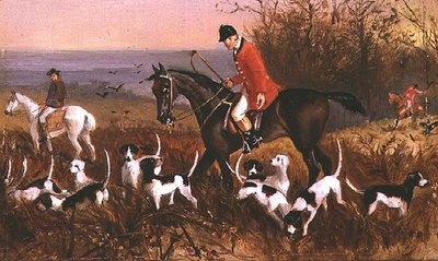 Scène de chasse de Pardon Hall, Essex - Elisabeth Arkwright