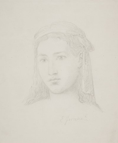 Tête de femme - Elisabeth Jerichau Baumann