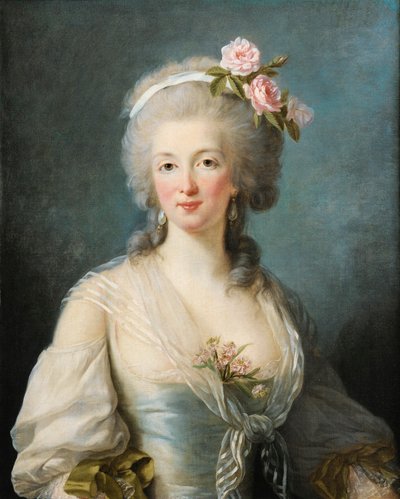 Presumed portrait of Jeanne de Valois-Saint-Rémy - Élisabeth Louise Vigée Le Brun