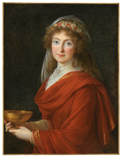 Portrait de la Comtesse Siemontkowsky Bystry - Elisabeth Louise Vigee Lebrun