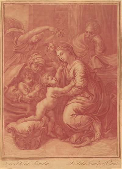 La Sainte Famille - Elisha Kirkall after Raphael
