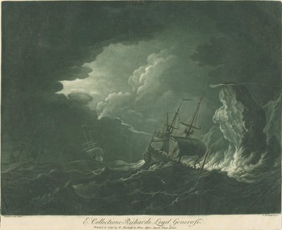 Scène de navigation de la collection de Richard Lloyd - Elisha Kirkall after Willem van de Velde the Elder