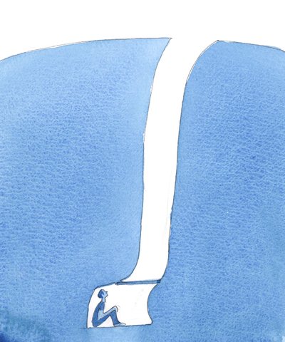 Une personne piégée dans l