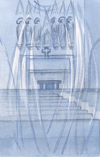 Les anges adorent partout où le Christ est présent, malgré l