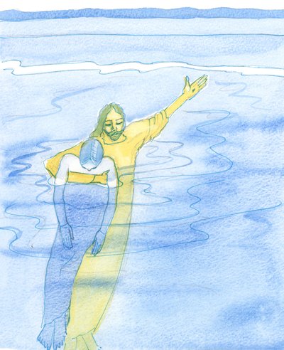 Alors que nous luttons avec des problèmes sérieux, déterminés à rester fidèles au Christ, Il est très proche, tenant dans Ses bras chaque ami bien-aimé, comme un sauveteur tient un nageur épuisé - Elizabeth Wang