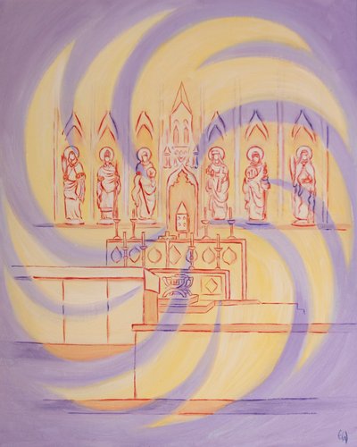 Devant le tabernacle, nous sommes en présence du Dieu vivant, dont la gloire trinitaire remplit l