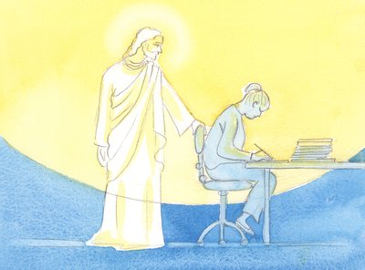 Par la grâce de Dieu, chaque jour peut être passé en compagnie du Christ, comme si nous vivions à mi-chemin du Ciel, à chaque moment de travail et de prière, 2002 - Elizabeth Wang