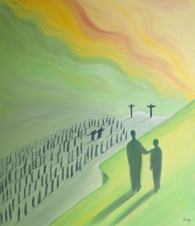 En méditant sur la Passion du Christ, nous devenons reconnaissants envers lui et compatissants envers les autres, 2000 - Elizabeth Wang