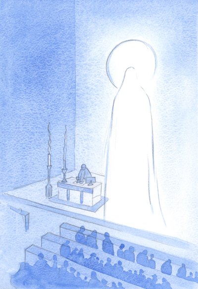 Le Christ et Sa Sainte Mère sont vivants, au Ciel maintenant, glorieux. Être ainsi glorifié, c