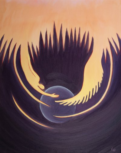 Le Christ et le Saint-Esprit sont comme deux bras du Père qui embrassent la Terre - Elizabeth Wang
