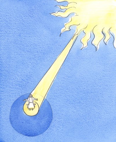 Le Christ est descendu de loin pour nous rejoindre dans notre monde, mais Il a eu la joie d