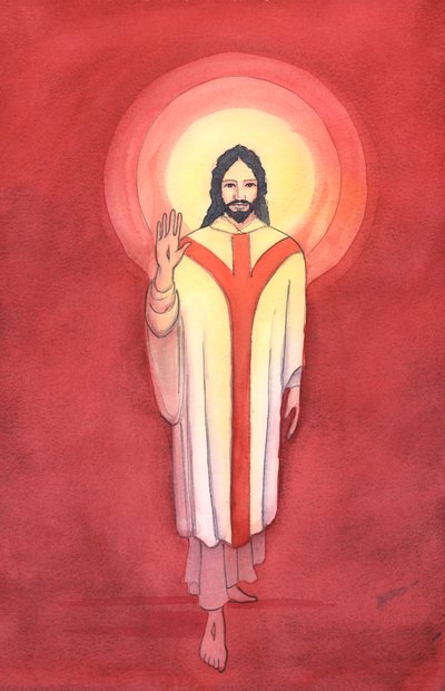 Le Christ est substantiellement, corporellement Présent avec nous dans la Sainte Communion, bien que caché sous l
