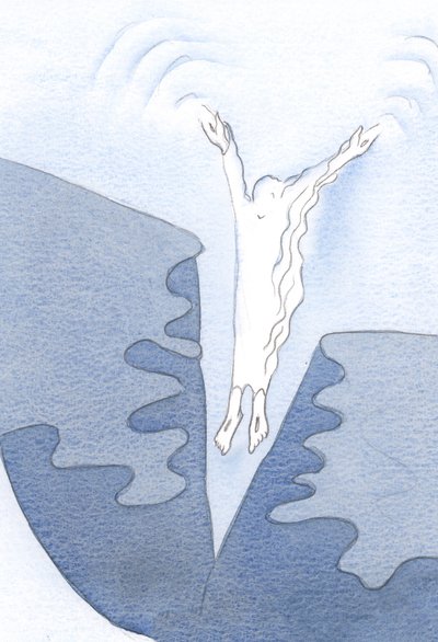 Le Christ plonge dans de nombreux cœurs, en communion, allant là où il est appelé, acceptant même l