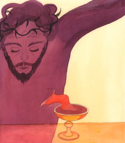 Christ a versé son sang pour nous, au Calvaire - Elizabeth Wang