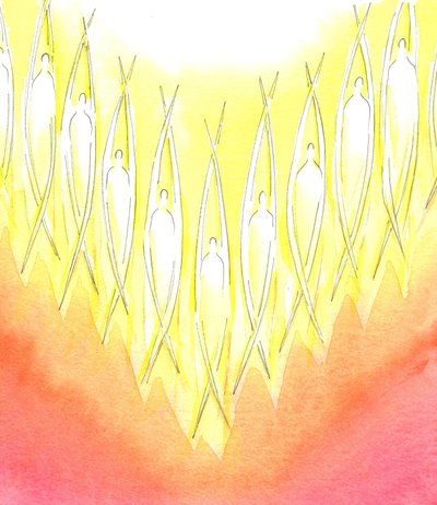 Dieu a créé les Saints Anges, 2001 - Elizabeth Wang