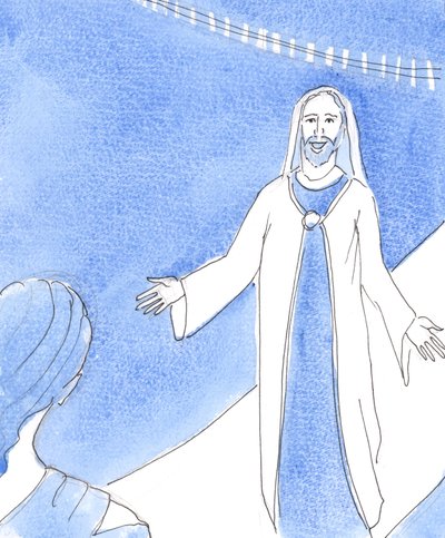 Dieu le Père regarde avec une bonté infinie chaque fois qu