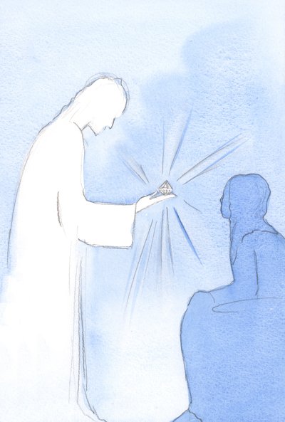 Il tendit un petit trophée en forme de cristal. Il représentait la pureté d