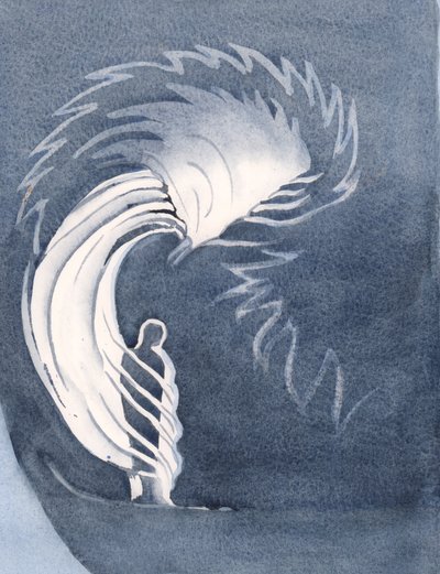 En Communion, la présence du Christ nous enveloppe comme un manteau, nous réchauffant de Grâces Célestes, nous réconfortant - Elizabeth Wang