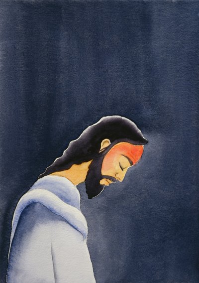 Dans son agonie, Jésus prie à Gethsémani son Père - Elizabeth Wang