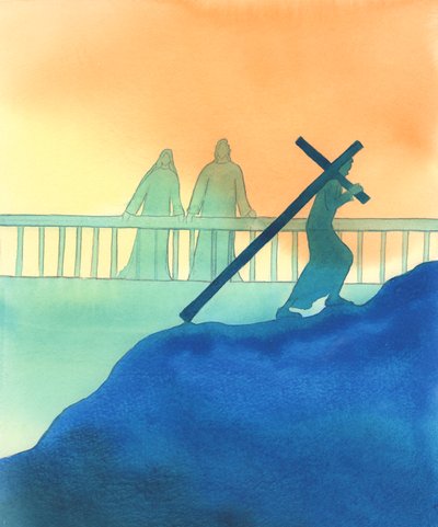 Jésus et Marie nous regardent avec tendresse alors que nous suivons notre propre chemin de croix - Elizabeth Wang