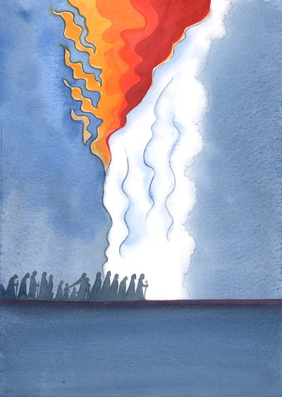 Tout comme le peuple de Dieu au temps de Moïse était guidé par une colonne de feu, un vrai contemplatif aujourd