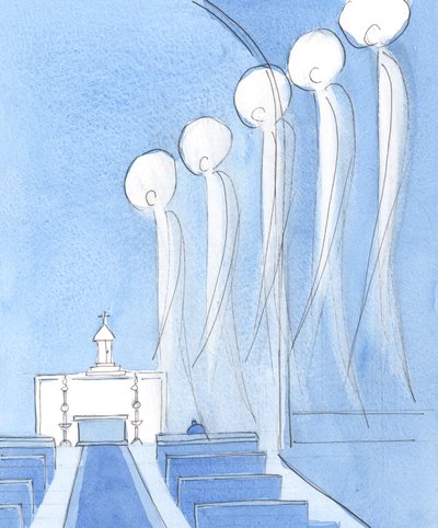 À la fête de Saint Michel et de tous les Anges, j