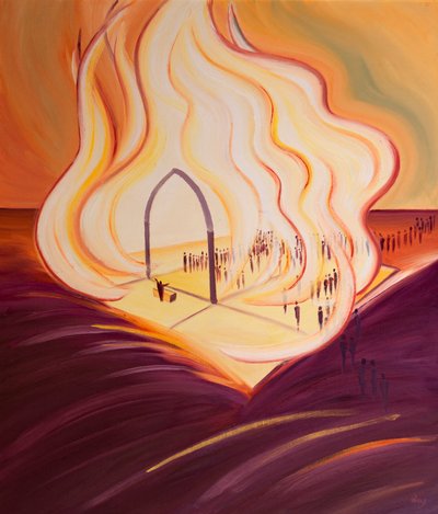 Nos églises catholiques sont des espaces sacrés où le feu divin du Christ est offert au Père à la messe - Elizabeth Wang
