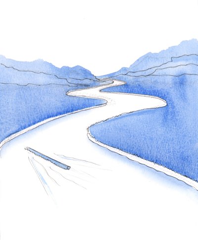 Parfois, nos épreuves ne disparaissent pas rapidement. Nous pouvons nous imaginer comme une bûche, emportée par le courant, même si elle heurte parfois la rive, ou semble faire peu de progrès - Elizabeth Wang