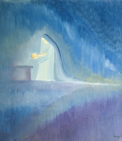 La Vierge Marie a pris soin de son enfant Jésus avec simplicité et joie - Elizabeth Wang