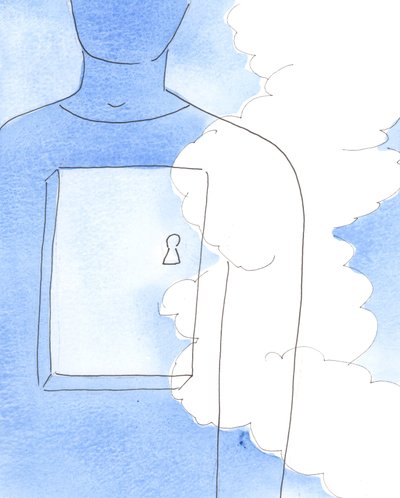 Les prières des saints, offertes pour les âmes en détresse, sont comme une offrande parfumée à Dieu, 2005 (aquarelle sur papier) - Elizabeth Wang