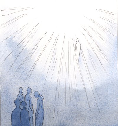 Ceux qui refusent de se repentir de péchés graves et meurent ne peuvent entrer au ciel ; mais les Saintes Âmes, ouvertes à la miséricorde du Christ, entrent au ciel une fois purifiées. - Elizabeth Wang