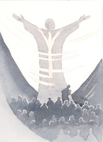 Nous pouvons unir toutes nos intentions à la prière puissante du Christ à la messe, en nous cachant derrière sa robe, en faisant confiance à ses mérites - Elizabeth Wang