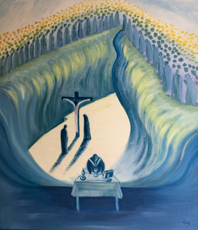 Nous devrions regarder avec crainte et révérence alors que nous sommes unis au Sacrifice du Calvaire à la messe - Elizabeth Wang