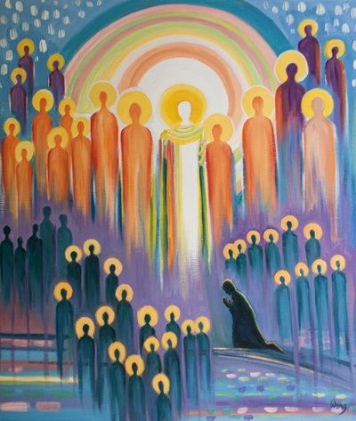 Quand nous prions à la messe, nous sommes unis au Christ en Gloire et à l