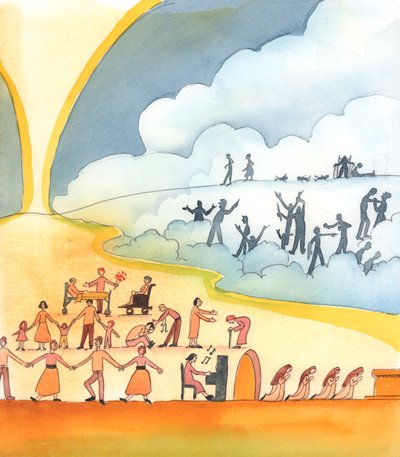 Là où la grâce est acceptée du Ciel, elle déborde sur la terre. Les chrétiens devraient montrer, par leur charité, ce qu