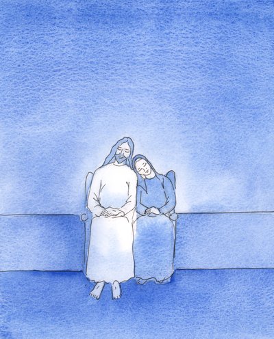 Avec un cœur paisible et une conscience paisible, un ami heureux du Christ peut 