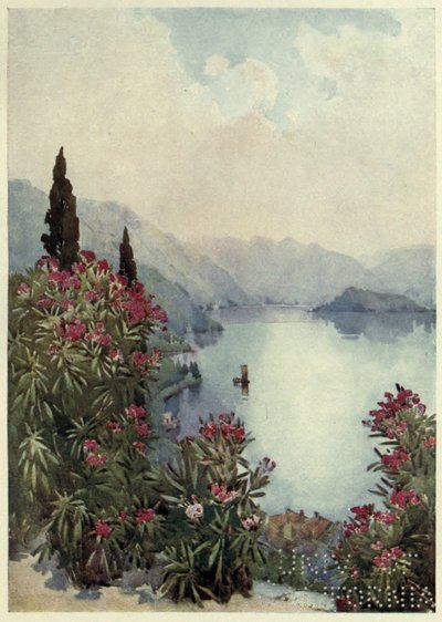 Villa Serbelloni, Lago di Como, Illustration de 