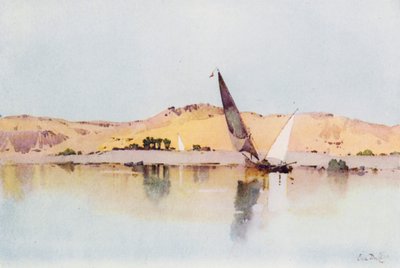 En attendant la brise, tôt le matin, Assouan - Ella Du Cane