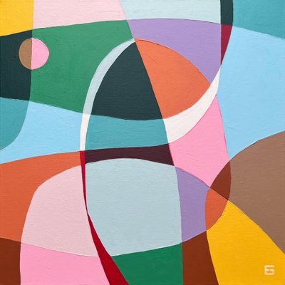 Formes abstraites éclatantes - Ellen Greup
